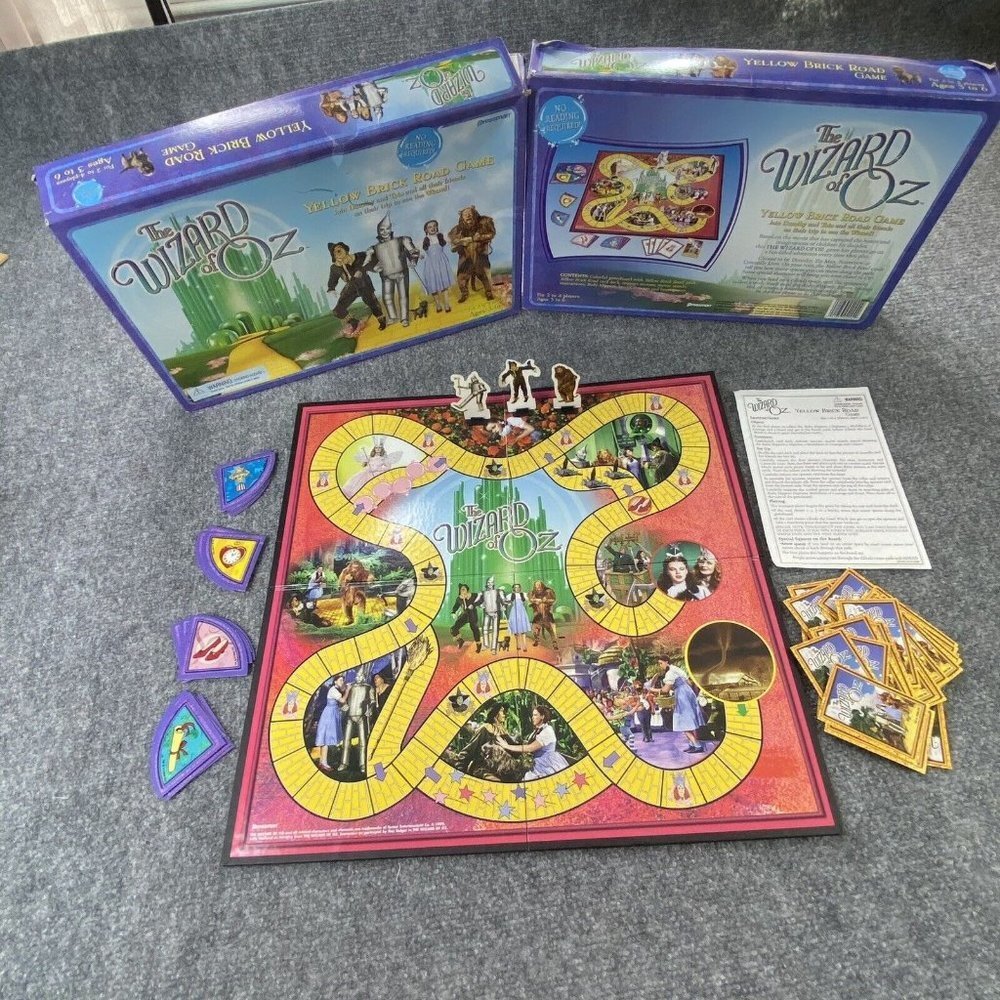 VTG Wizard Of Oz Board Game By Pressman 2001 MGM Movie **Incomplete* Arts Crafts